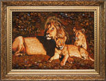 Panel "Lion Family"