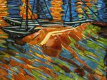 Panel “Starry Night over the Rhone” (Vincent van Gogh)