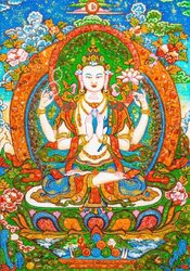Panel “Four-armed Avalokiteshvara”