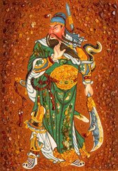 Panel "Sacred Warrior Guan Yu"