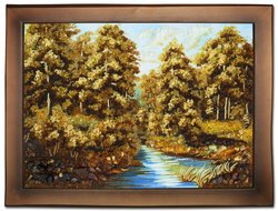 Landscape “Forest and River”