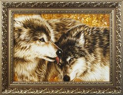 Panel "Wolf and She-Wolf"