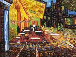 Panel “Night Cafe Terrace in Arles” (Vincent van Gogh)
