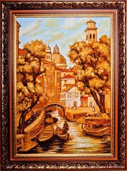 Three-dimensional painting “Venice Canal”