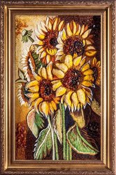 Three-dimensional painting “Sunflowers”