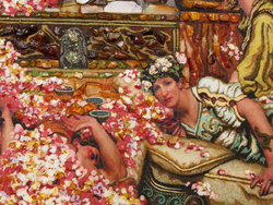 Panel “Roses of Heliogabalus” by Lawrence Alma-Tadema