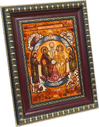 Icon “Trinity of the New Testament with the coming Theotokos and John the Baptist”