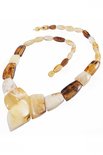 Amber bead necklace NP67