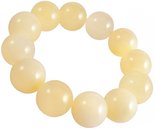 Bracelet made of light amber balls