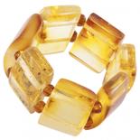 Honey colored amber ring