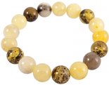 Bracelet made of multi-colored amber balls