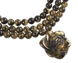 Amber beads “Rose”