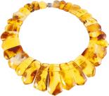 Янтарное ожерелье медовых оттенков «Клеопатра»