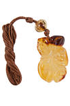 Carved amber pendant “Flower”
