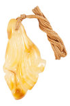 Кулон из янтаря «Кукуруза»