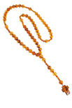 Christian rosary made of amber
