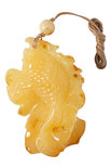 Carved amber pendant “Fish”