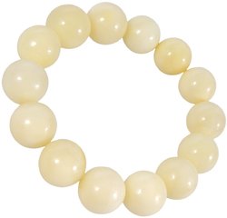 Bracelet made of light amber balls