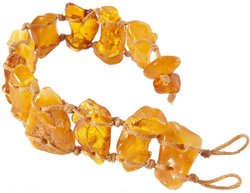 Braided amber bracelet