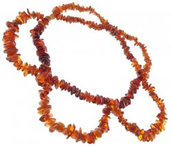 Amber beads “Chamomile”