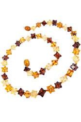 Amber bead necklace NP105