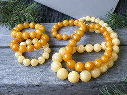 Amber bead necklace NNVVV1PS-001