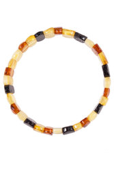 Bracelet made of amber plate stones