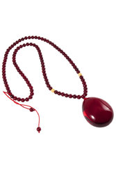 Amber bead necklace KCHV4-001