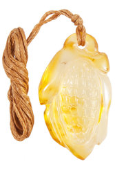 Amber pendant “Corn”
