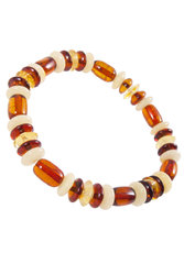 Bracelet with amber “Riviera”