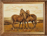Panel “Pair of Horses”