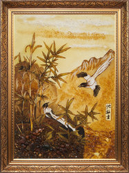 Панно «Птахи в східному живописі»