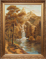 Пейзаж «Гірський водоспад»