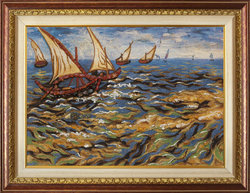 Panel “The Sea at Sainte-Marie” (Vincent van Gogh)