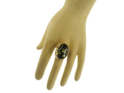 Серебряное кольцо с позолотой «Элира»
