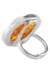 Перстень з каменю бурштину «Айрін»