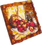 Souvenir magnet “Still life. Apples and nuts"