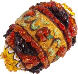 Souvenir “Pysanka” inlaid with amber