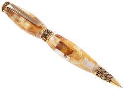 Pen decorated with amber Р-52