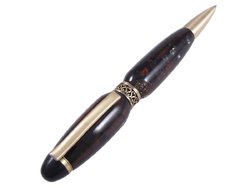 Pen decorated with amber SUV000110-1