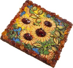 Souvenir magnet “Sunflowers” (Vincent van Gogh)