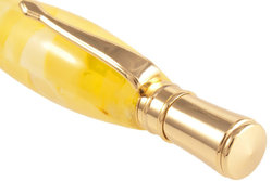 Шариковая ручка из светлого янтаря «Элит»