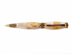 Pen decorated with amber Р-46