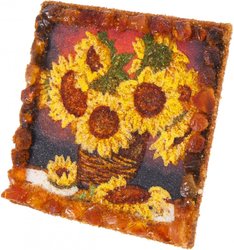 Souvenir magnet “Sunflowers in a vase”