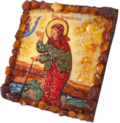 Souvenir magnet-amulet “St. Blessed Xenia of Petersburg”