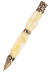 Pen decorated with amber SUV000716-001