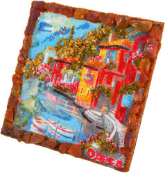 Souvenir magnet “View from the window”