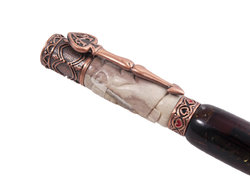 Ручка з різьбленим рогом оленя «Азарт»