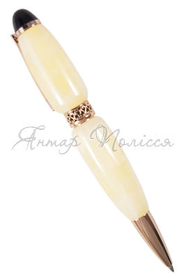 Pen decorated with amber SUV000618-001