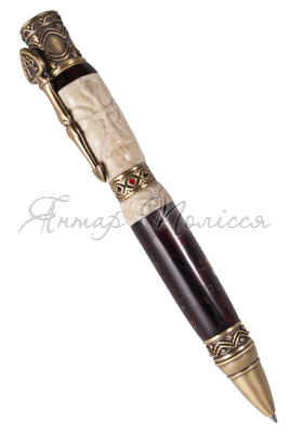 Pen decorated with amber SUV001030-001
